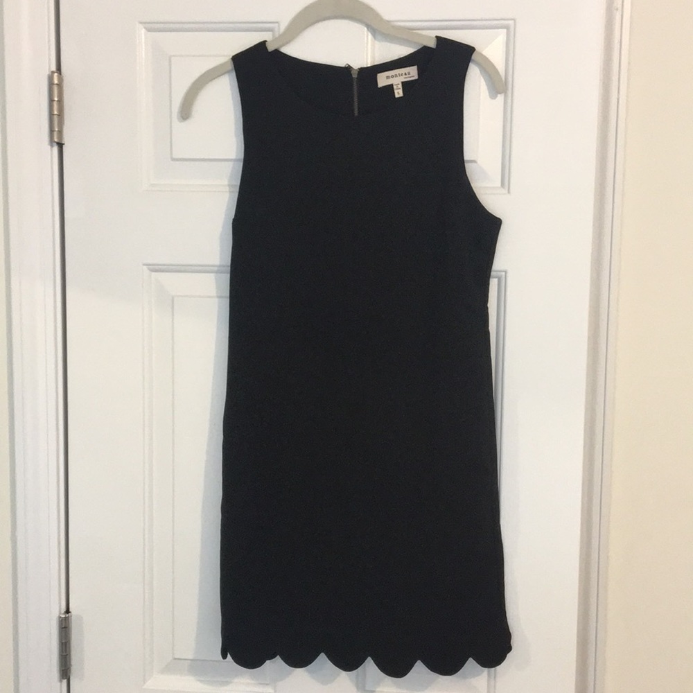 Black Scalloped Dress